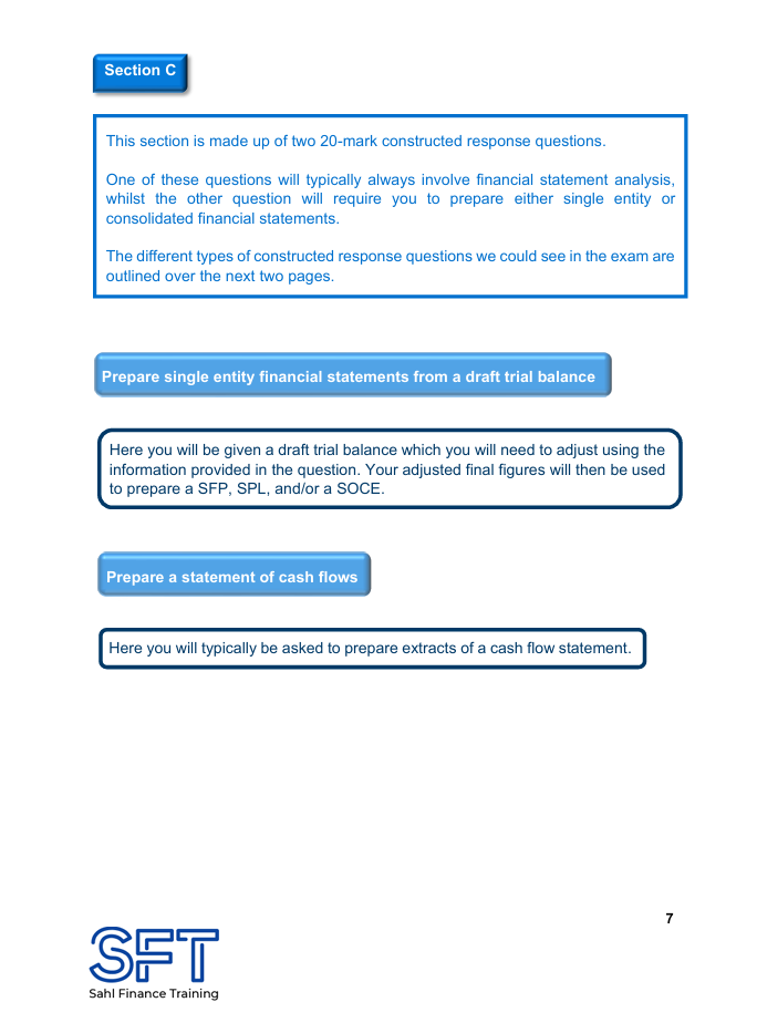 ACCA Financial Reporting (FR) : Exam Technique