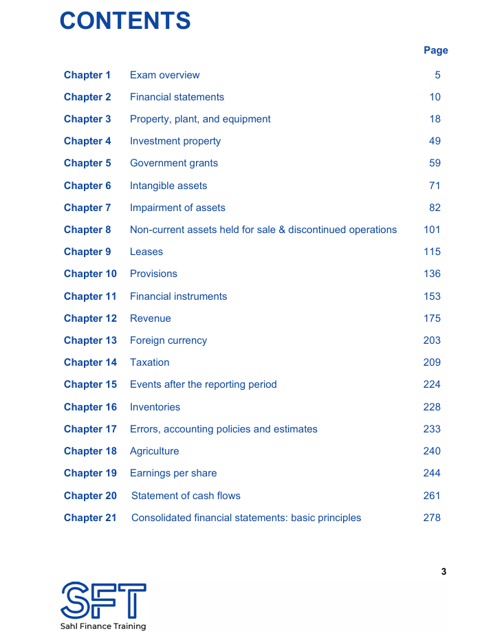 ACCA Financial Reporting (FR) : Study Notes