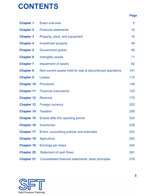 ACCA Financial Reporting (FR) : Study Notes